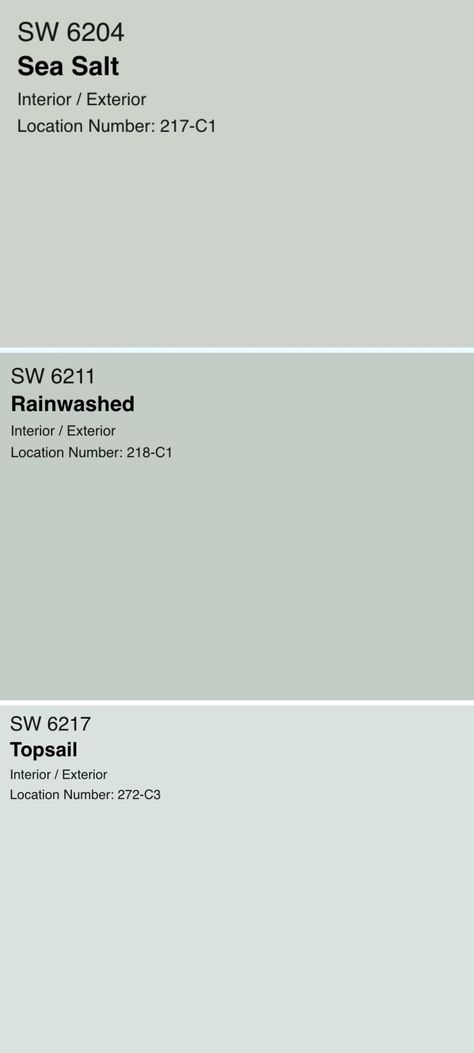 sea salt vs topsail vs rainwashed green paint colors Sea Salt Sherwin Williams Laundry Room, Sea Salt Laundry Room, Sw Sea Salt Color Palette, Sea Salt Kitchen, Sea Salt Paint Color, Rainwashed Sherwin Williams, Antique Nightstand, Sw Sea Salt, Salt Paint