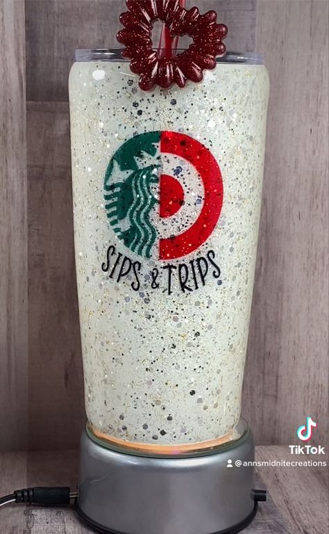 Starbucks Tumblers With Vinyl Ideas, Glitter Starbucks Cup Diy, Cheer Snowglobe Tumbler, Custom Starbucks Cup Tumblers Glitter, Starbucks Glitter Tumbler, Target Starbucks Tumbler, Glitter Snow Globe Tumbler, Starbucks Glitter Tumbler Cheer, Target Birthday