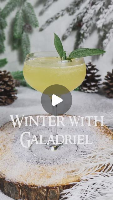 Alison | Professional Chef & Joanne | Photographer on Instagram: "Winter with Galadriel✨Winter Honey Sage Cocktail🌙Next, we journey east of the Misty Mountains to the enchanting Golden Wood, home of Galadriel, Lady of Lorien. 

The woodland realm of Lothlorien is the perfect place to shelter from the harsh cold climate of winter in Middle Earth. The elixir that awaits is golden hued, flavoured with sweet honey and woodsy sage, inspired by Galadriel’s famous golden locks and the ethereal forest she rules over.

Recipe in profile⬆️

#tolkien #middleearth #galadriel #lothlorien #wintercocktails" Sage Cocktail, Ethereal Forest, Woodland Realm, Beverage Ideas, Misty Mountains, Winter Cocktails, Wood Home, Delicious Cocktails, Professional Chef