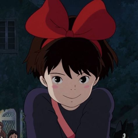 Ghibli Girl, Personajes Studio Ghibli, Chihiro Y Haku, Studio Ghibli Characters, Red Studio, Anime Witch, Ghibli Artwork, Kiki's Delivery Service, Studio Ghibli Movies