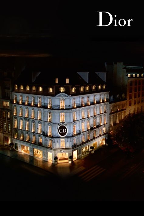 Dior Headquarters and Flagship store on Avenue Montaigne. Dior Paris, Beautiful Paris, I Love Paris, Paris Love, Most Beautiful Cities, Paris Travel, Favorite City, City Lights, The Words