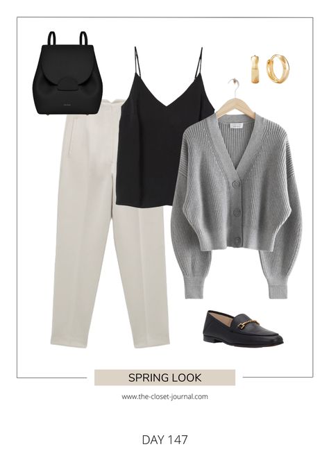 September Outfits, Winter Trench, Spring Summer Capsule Wardrobe, Capsule Wardrobe Work, Cardigan Outfit, Coats Women, Minimal Outfit, Of Outfits, Casual Chic Outfit