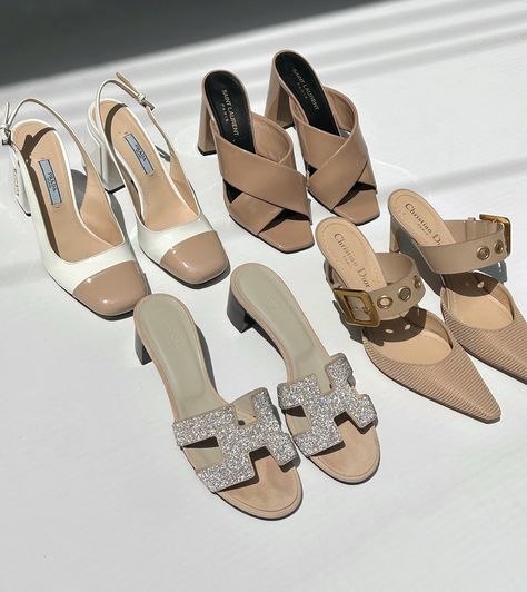 Send nudes 📸 or your summer shoe rotation 😉 Shop warm weather ready heels and sandals from your favourite designers including Dior, Hermes, Prada, and Saint Laurent. From trendy slingbacks to timeless mules, and yes, current season Hermes Oasis sandals with reflective glitter straps (sold out in North America but available at FY) • • • #designerconsignment #designerresale #upscaleresale #designershoes #hermesoasis #hermesshoes #luxuryconsignment #prelovedluxury #prelovedhermes #preloveddesig... Hermes Oasis Sandals, Hermes Oasis, European Summer Vacation, Shoe Rotation, Summer Vacation Style, Toronto Fashion, Summer Shoe, Hermes Shoes, Slingbacks