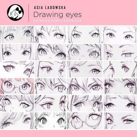 Asia Ladowska (@AsiaLadowska) | Twitter Asia Ladowska, Mata Manga, How To Draw Anime Eyes, Manga Eyes, Manga Tutorial, Couple Drawing, 얼굴 드로잉, Eye Drawing Tutorials, Drawing Eyes