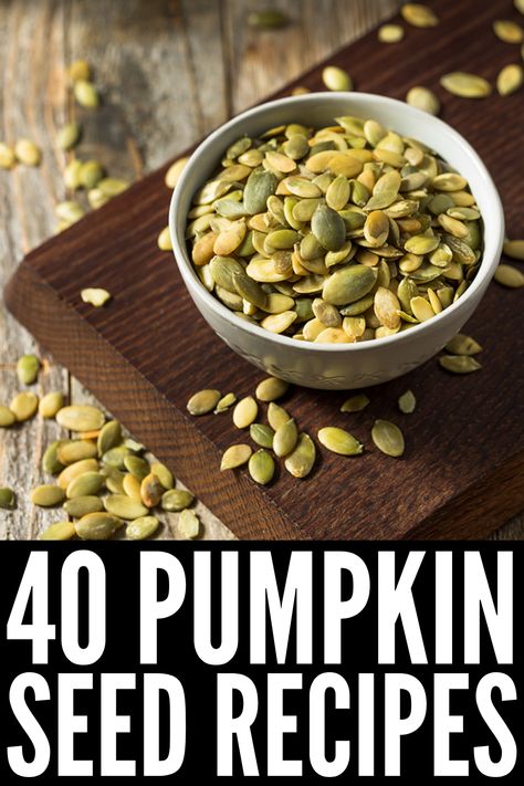 Healthy Pumpkin Seed Recipes, Pumpkin Seed Uses, What To Do With Pumpkin Seeds, Recipes With Pumpkin Seeds, Pumpkin Seed Cookies, Candied Pumpkin, Pumpkin Seeds Recipe, Seeds Recipes, Coconut Snacks