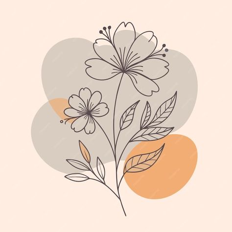 Premium Vector | Boho Floral Pattern in Beige and Terracotta Beige And Terracotta, Stationery Templates, Business Card Maker, Poster Maker, Card Banner, Poster Invitation, Presentation Template Free, Card Maker, Logo Maker