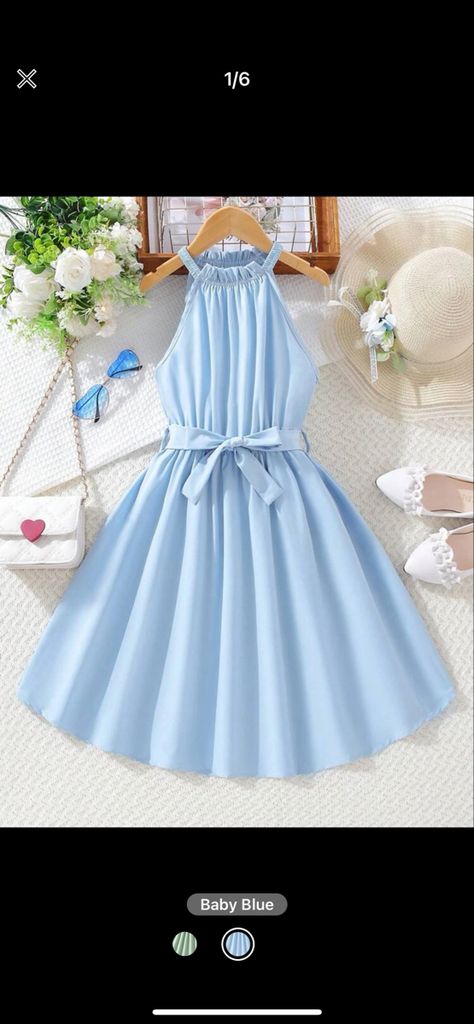 SheIn| baby blue|elementary graduation|elementary graduation dress| 5th Grade Graduation Dresses, Elementary Graduation, 5th Grade Graduation, Kids Graduation, Graduation Dresses, 5th Grades, 5th Grade, Graduation Dress, Baby Blue