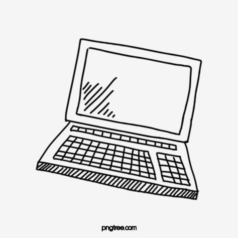 Laptop Drawing Art, Laptop Png, Pc Drawing, Real References, Laptop Drawing, Laptop Illustration, Rat Drawing, Wing Drawing, Drawing Png