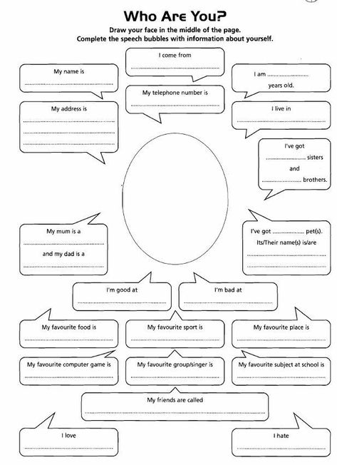 Who Are You Worksheet, English Conversation Worksheets, English Conversation Learning, English Grammar Exercises, English Teaching Materials, English Teaching Resources, English For Beginners, English Exercises, English Conversation