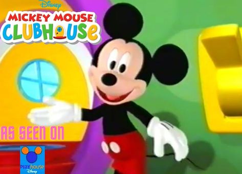 As Seen on Playhouse Disney Playhouse Disney, Disney Mickey Mouse Clubhouse, Mickey Mouse Clubhouse, Kid Character, Club Parties, Disney Junior, Club House, Disney World, The Creator