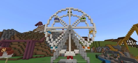 Minecraft Ferris Wheel Minecraft, Minecraft Ferris Wheel, Ferris Wheel, Minecraft, Wheel