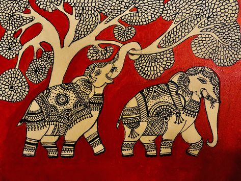 Kalamkari Animal Motifs, Dhokra Art, Kalamkari Art, Office Painting, Indian Contemporary Art, Gond Painting, Mughal Art Paintings, Kalamkari Painting, Pen Art Drawings