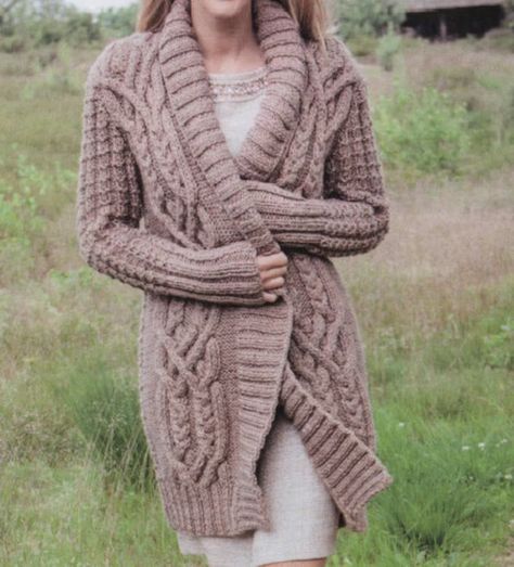 KNITTING PATTERN Aran Cable Coat Jacket Chunky Sweater - Etsy Australia Cardigan Knit Pattern, Free Aran Knitting Patterns, Cardigan Sweater Pattern, Crochet Sweater Design, Aran Knitting Patterns, Knit Cardigan Pattern, Chunky Knitting Patterns, Cable Cardigan, Aran Sweater