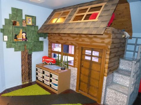 Do you have a child that loves all things Minecraft?  These are some great ideas for helping feed your Minecrafter’s creative mind.  Any cube shaped object can be ‘crafted’ into d… Minecraft Bedrooms, Bedroom Minecraft, Bedroom Ideas Minecraft, Minecraft Bedroom Decor, Minecraft Houses Blueprints, Minecraft Bedroom, Minecraft Room, Video Game Rooms, Amazing Minecraft