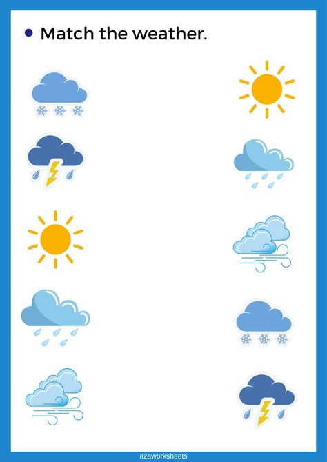 Rain Worksheets Preschool, Nursery Learning Activities, Preschool Rainy Day Activities, Evs Worksheet For Nursery Kids, Weather Activity Preschool, Weather Theme Preschool Activities, Printable Toddler Worksheets, Seasons Worksheets Preschool, Preschool Worksheets For Kids