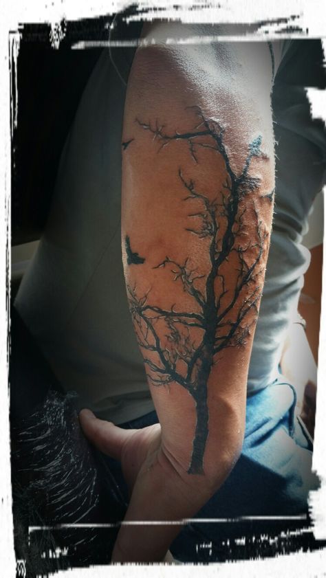 Dead Tree Tattoo, Tree Tattoo Arm, Live Tree, Sleeves Ideas, Tree Tattoo, Arm Tattoo, Geometric Tattoo, Sleeve Tattoos, Tattoos