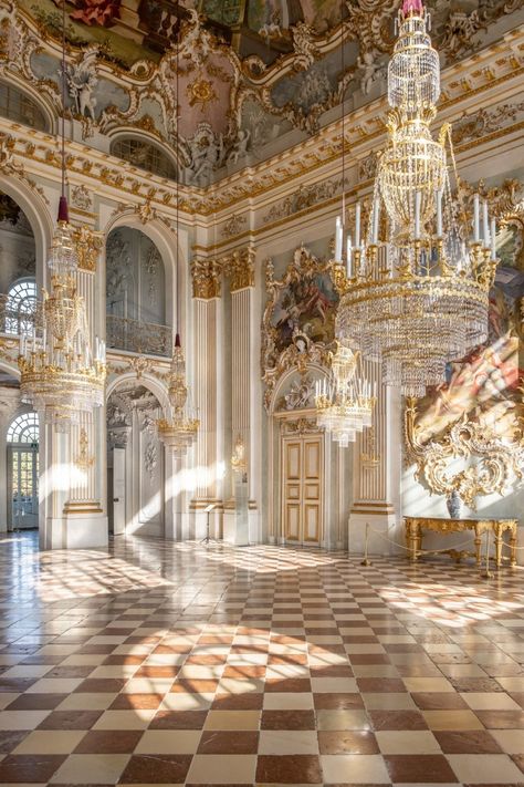 Beast Aesthetic, Nymphenburg Palace, Parisian Apartment Decor, French Country Decorating Bedroom, Palace Interior, French Castles, Castle Aesthetic, French Country Bedrooms, Royal Aesthetic