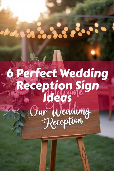 Did you know that the right wedding reception sign can set the vibe for your big day? Dive into unique ideas that blend elegance with creativity. From rustic wood designs to chic modern styles, discover how the perfect sign can direct guests and add a personalized touch. Make your wedding unforgettable with standout decorations that'll have everyone talking! Signs For Weddings, Wedding Guest Signing, Reception Sign, Wedding Reception Signs, Guest Signing, Welcome Banner, Reception Signs, Wood Designs, Directional Signs