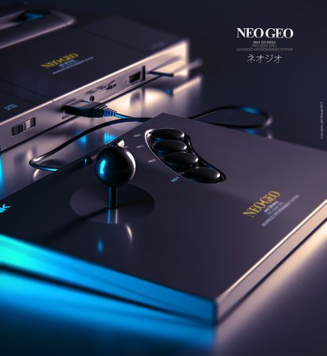 NEO GEO Tribute on Behance Neo Geo, Classic Video, Classic Video Games, Game System, King Of Fighters, Classic Games, Retro Gaming, Design Digital, Industrial Design