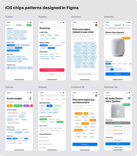 Category Ui, Ios Design Guidelines, Figma Design, App Development Process, Ios App Design, Ios Ui, Ux Mobile, Ui Components, Mobile Ui Design