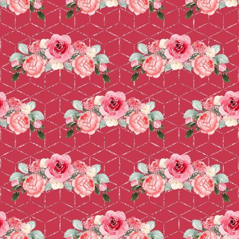 Cross stitch rose pattern