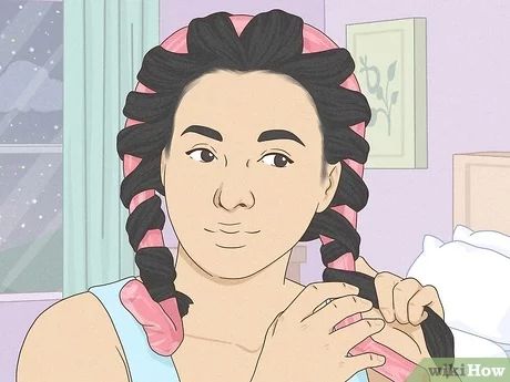 4 Easy Ways to Style Hair Without Heat - wikiHow Ways To Curl Your Hair Without Heat, Easy Ways To Style Hair, Style Hair Without Heat, Hair Without Heat, Curling Irons, Heatless Hairstyles, Hair Dryers, Bouncy Curls, Dryers