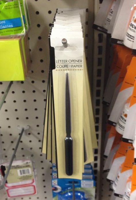 Witch Tip:  If you are in need of an athame and can’t afford a good one, or maybe yours broke and you need to find one super quick, these letter openers from Dollar Tree do the trick. Diy Athame Witches, Athame Diy, Dollar Tree Witchcraft, Athame Witches, Decorating Halloween, Altar Ideas, Pagan Crafts, Letter Openers, Witch Diy