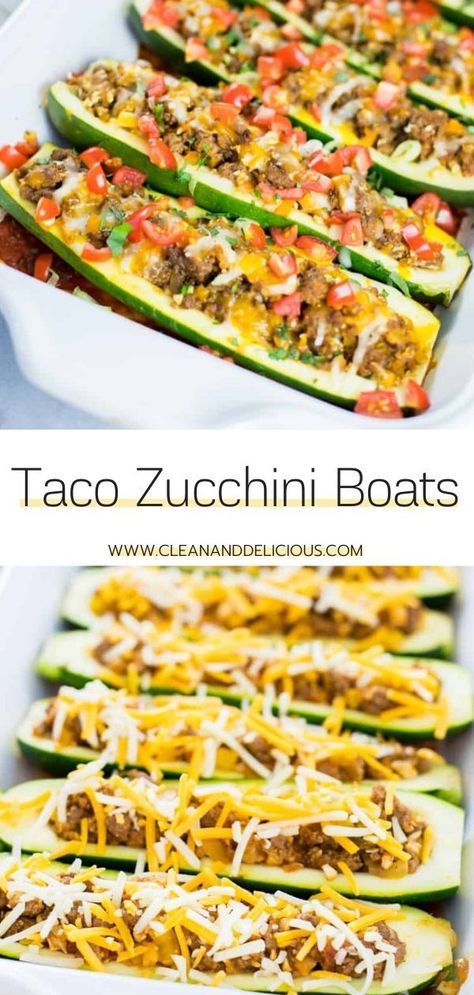 Taco Easy, Zucchini Taco Boats, Taco Zucchini Boats, Taco Zucchini, Zucchini Boat, Taco Boats, Zucchini Boat Recipes, Dinners Healthy, Low Carb Low Fat Recipes