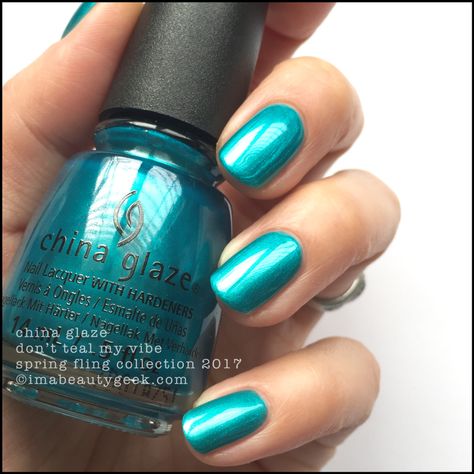 Nail Display, Nail Boutique, China Glaze Nail Polish, Nails 2017, Teal Nails, Salon Nails, Trending Ideas, Polish Colors, Nails Spring