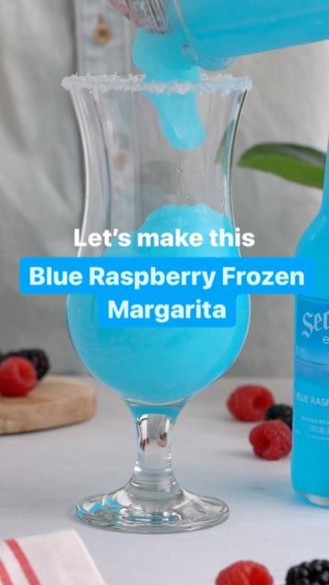 Seagram's Escapes on Instagram: "Officially over this heatwave! 🥵 Cool off with these Blue Raspberry Frozen Margaritas instead. Hot tip: you can sub in any Escapes flavor you love with this method. 😋 Save this recipe for later! 👉" Frozen Margarita Recipes, Frozen Margarita, Frozen Margaritas, Ninja Creami, Margarita Recipes, Blue Raspberry, Submarine, Raspberry, Juice