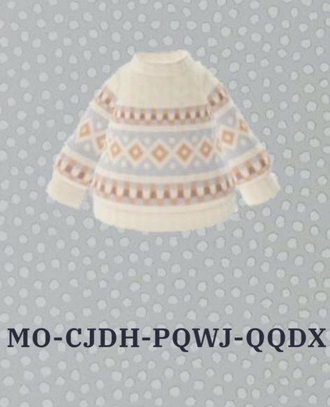 Animal Crossing Jumper Design, Animal Crossing Sweater Codes, Animal Crossing Sweater Pattern, Animal Crossing Design Codes Clothes Winter, Acnh Design Codes Clothing Men, Acnh Pants Code, Acnh Design Ideas Clothes, Animal Crossing Design Codes Winter, Acnh Nordic Design