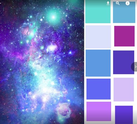 Milky Way Color Palette, Galaxy Pallete Color, Universe Color Palette, Galaxy Color Palette, Planet Room, Gold Skies, Galaxy Colors, Color Palette Challenge, Color Schemes Colour Palettes