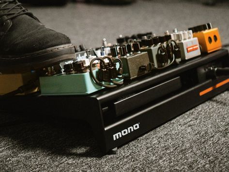 MONO launches the Pedalboard Rail: an ultra-light new pedalboard design that's built for the road Pedalboard Design, Curved Railing, Pedal Board, Light Board, Wear And Tear, Easy Organization, Effects Pedals, Accessories Case, The Road