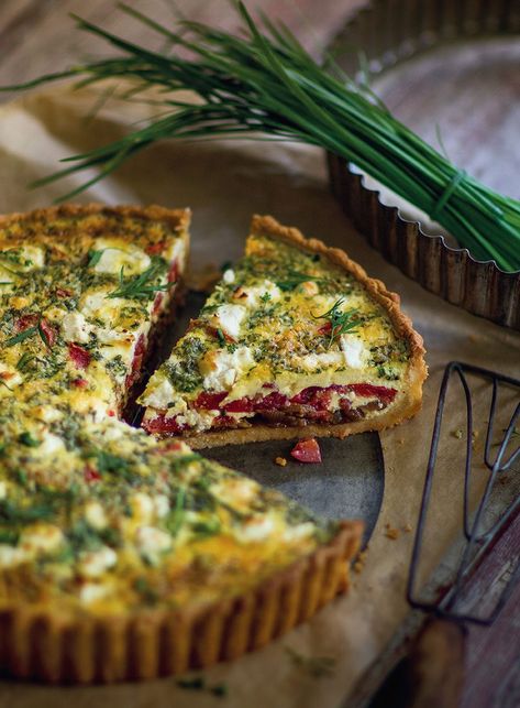 I’ve used large tomatoes for my tart, but cherry tomatoes are fine, too – they’re just a little fiddlier to seed. View the recipe collection here Baking Weights, Turnip Cake, Goat Cheese Tart, Pastry Cook, Appetizer Sandwiches, Cheese Pastry, Cheese Tart, Baked Alaska, Cheese Tarts