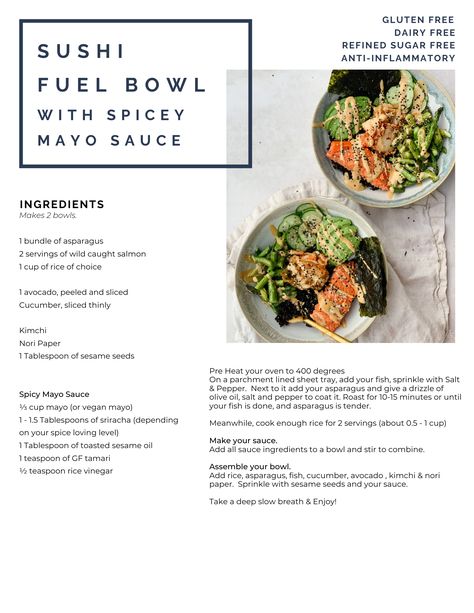 Spicy Mayo Sauce, Cucumber Kimchi, Mayo Sauce, Spicy Mayo, Cup Of Rice, Bowl Recipe, For Glowing Skin, Refined Sugar Free, Rice Vinegar