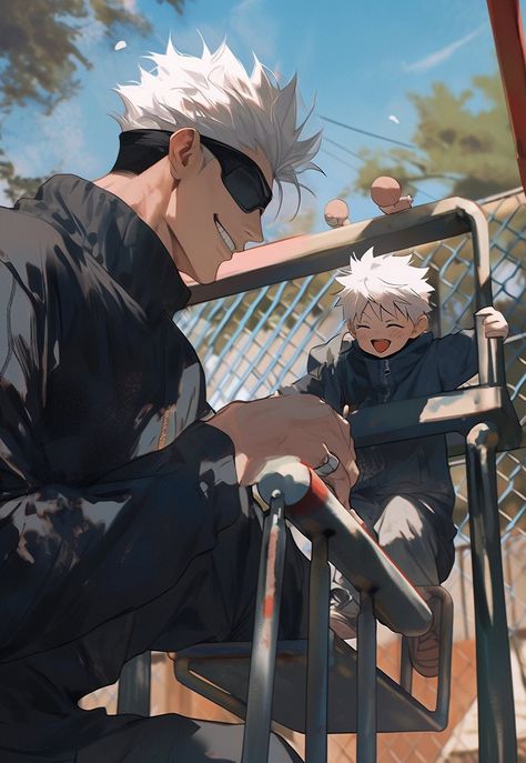 Ju Jitsu, Cool Anime Backgrounds, Anime Artwork Wallpaper, Anime Dad, Gojo Satoru, Anime Drawings Boy, Anime Scenery Wallpaper, Fanarts Anime, Cute Anime Guys