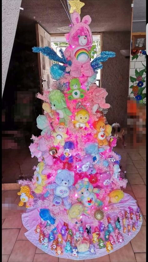 Care Bear Christmas Tree, Creative Christmas Trees, Care Bear, Care Bears, Birthday Candles, Christmas Tree, Candles, Birthday, Christmas