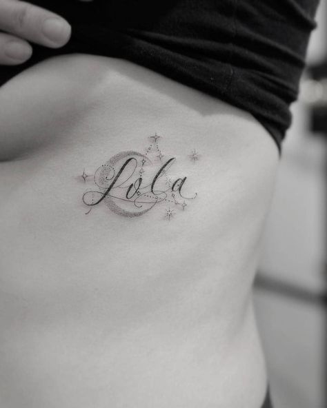 Lana Parrilla New Tattoo (Lola in the stars with the Starman) Lana Parrilla Tattoo, My Name Tattoo, Nova Tattoo, Dr Woo, Explore Tattoo, Star Tattoo, Mermaid Tattoos, Pretty Star, In The Stars