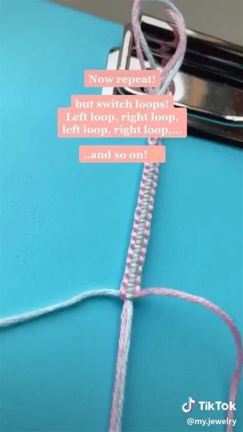 How To Do Thread Bracelets, Needle Method Bracelet, Fun Words To Put On Bracelets, How To Do A Friendship Bracelet, How To Make Diy Bracelets Easy, Bracelet From Thread Tutorial, Bracket Making Tutorial, How To Make Beaded Bracelets With Thread, 7 Color Combinations