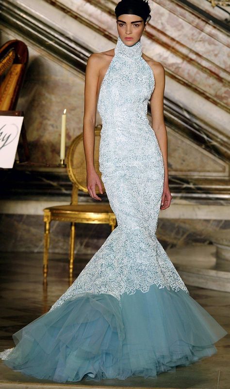 Givenchy Haute Couture Dress Couture, Gowns Of Elegance, Runway Looks, Couture Gowns, Gorgeous Gowns, Beautiful Gowns, Blue Wedding, Dream Dress, Couture Fashion