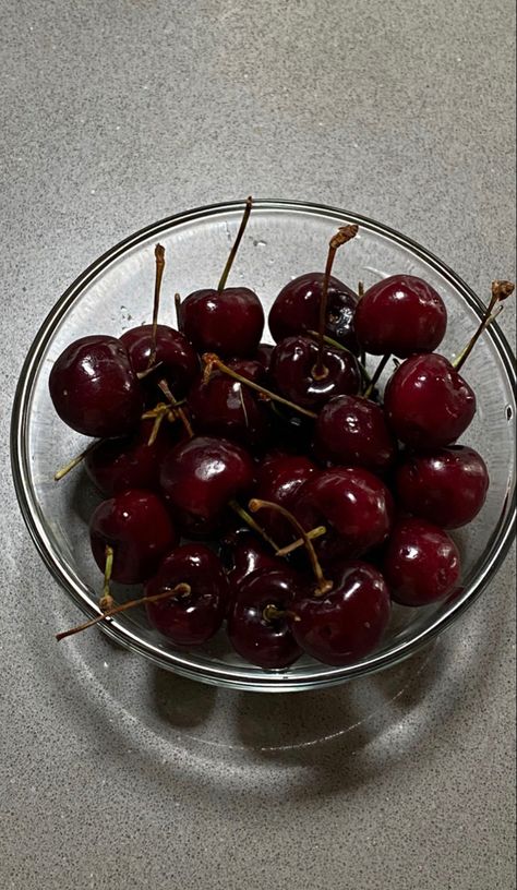 #fruits #cherry Bowl Of Cherries Aesthetic, Cherries Aesthetic, Cherry Vibes, Red Stuff, Bowl Of Cherries, Art Homework, Cherry Bowl, Cherry Wine, Homework