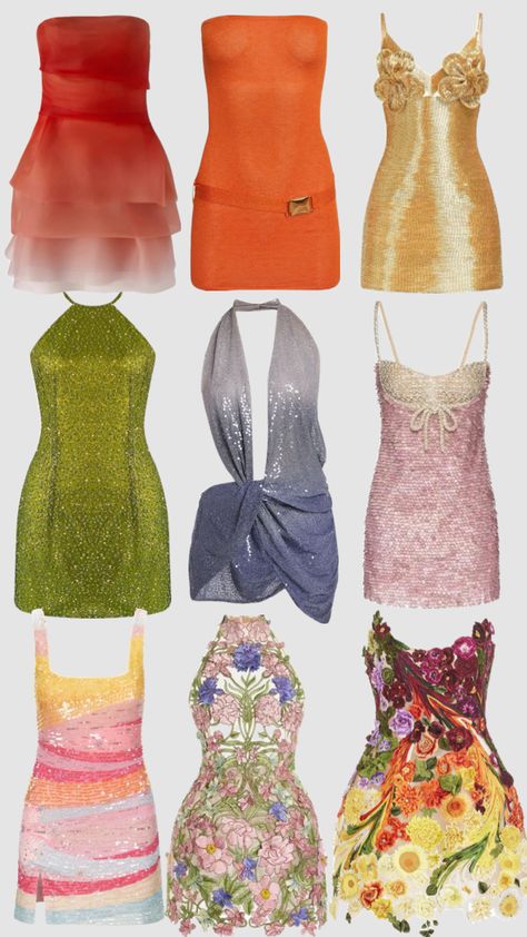 Mini dresses 🌈 18th Birthday Outfit, Ibiza Outfits, Clueless Outfits, Party Fits, Trendy Dress, Warm Outfits, Fashion Fits, Teenage Fashion Outfits, 18th Birthday