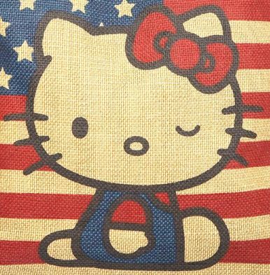 Classic Hello Kitty Americana American Hello Kitty, Classic Hello Kitty, Hello Kitty Tote, Hello Sanrio, Oc Aesthetic, Hello Kitty Purse, Hello Kitty Bag, Hello Pretty, Kitty Images