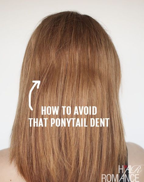 How to avoid the ponytail dent Perfect Ponytail, Hair Romance, Great Hair, Free Hair, Hair Dos, Hair Skin, Hair Day, Hair Highlights, Pretty Hairstyles