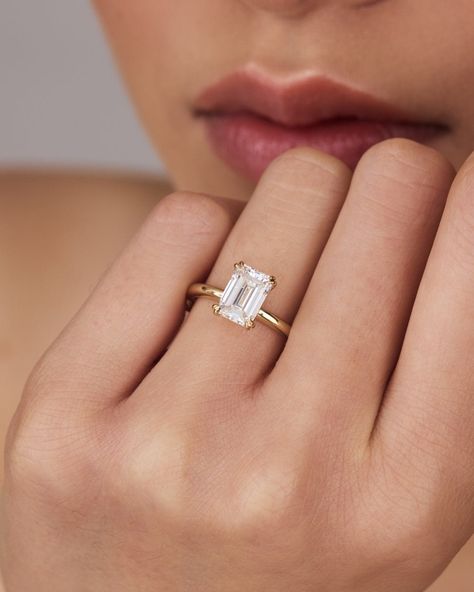 Small Emerald Cut Engagement Ring, Emerald Cut Gold Engagement Ring, Emerald Shape Engagement Ring, Gold Engagement Ring Emerald Cut, Unique Engagement Rings Emerald, Engagement Rings Emerald Cut, Wedding Rings Emerald Cut, Emerald Cut Engagement Ring, Emerald Cut Ring