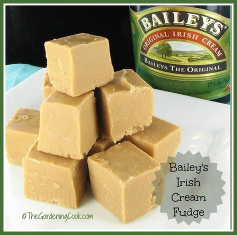 Irish Cream Fudge - Bailey's Fudge Recipe with Coffee Flavor Coffee Fudge Recipes, Irish Cream Fudge, Baileys Fudge, Coffee Fudge, Holiday Fudge, Cream Fudge, Baileys Recipes, Baileys Irish Cream, Coffee Cream