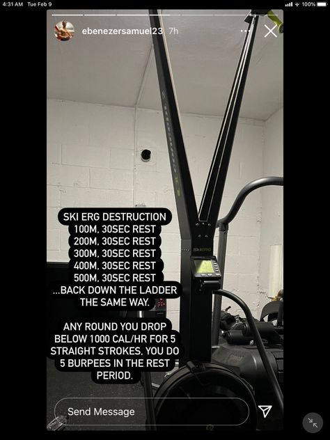 Bike Erg Workout, Ski Erg Workout Crossfit, Ski Erg Workout, Erg Workouts, Cardio Finisher, Ski Workout, Bike Workouts, Air Bike, Crossfit Wods