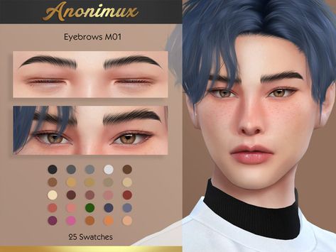 Boys Eyebrows, Cc Makeup, Mods Sims 4, Sims 4 Men Clothing, Sims 4 Cc Eyes, The Sims 4 Skin, Makeup Cc, The Sims 4 Pc, Cc Mods