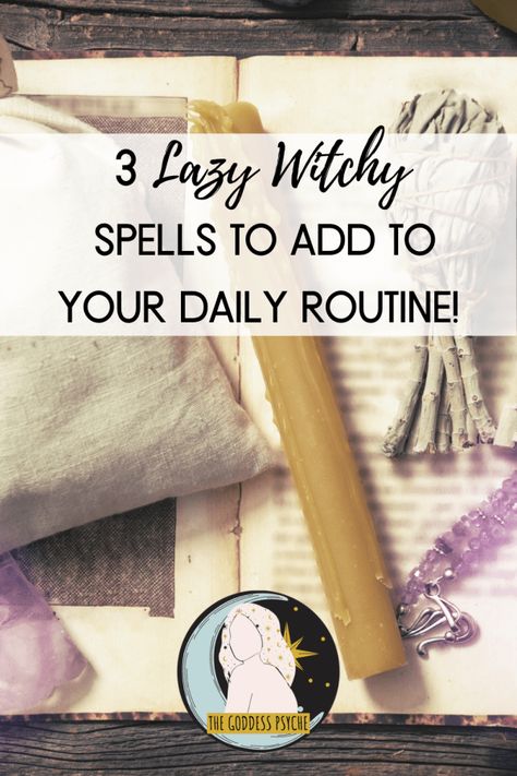 Bedtime Rituals Witch, Lazy Witchcraft, Lazy Witch, Aesthetic Witchcraft, Simple Spells, Witchy Spells, Witch Life, Spiritual Grounding, Beginner Witch