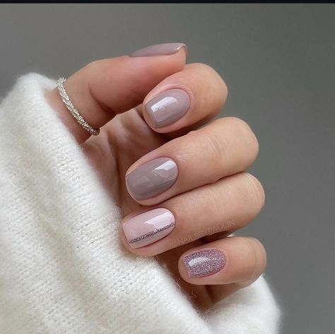 Line Nail Designs, Shellac Nails Fall, Holiday Acrylic Nails, Mauve Nails, Milky Nails, October Nails, Winter Nails Acrylic, Nagel Tips, Christmas Gel Nails